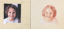 Charger l&#39;image dans la galerie, Marie, portrait à la sanguine, format A4
